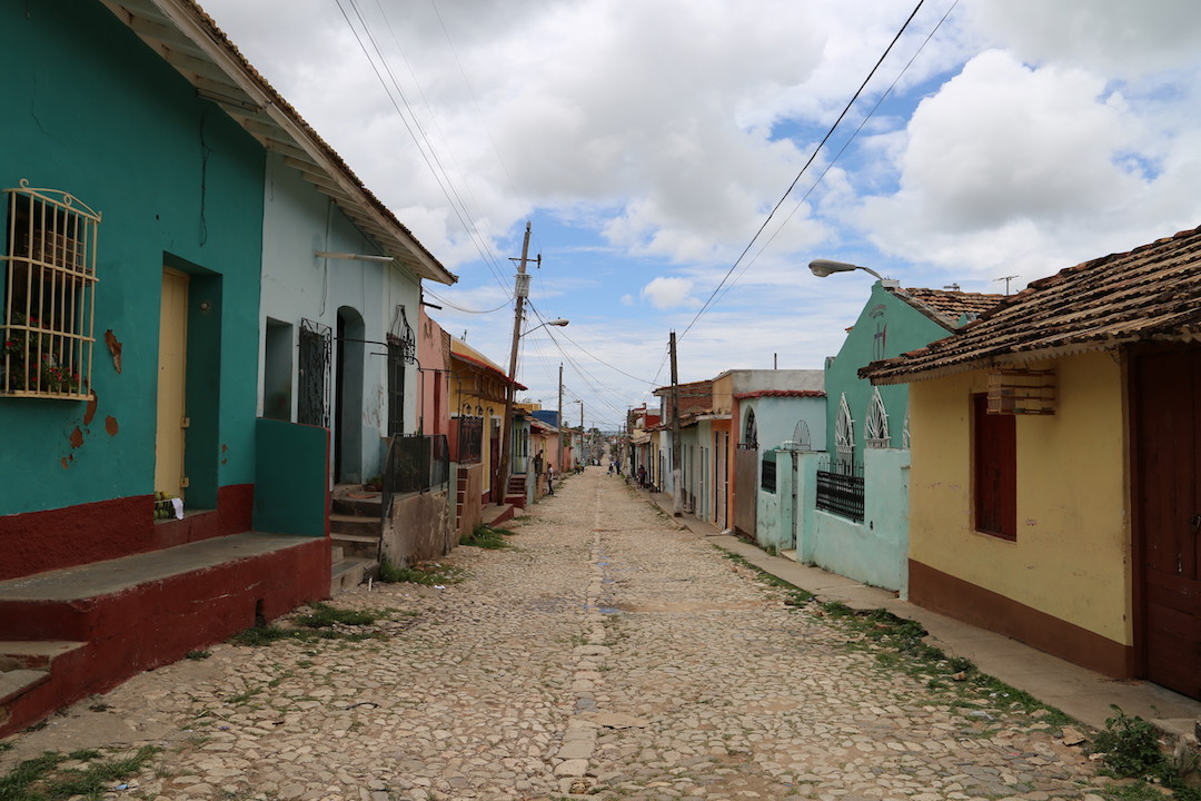 Intrepid Travel Beautiful Cuba tour cobblestone streets of Trinidad