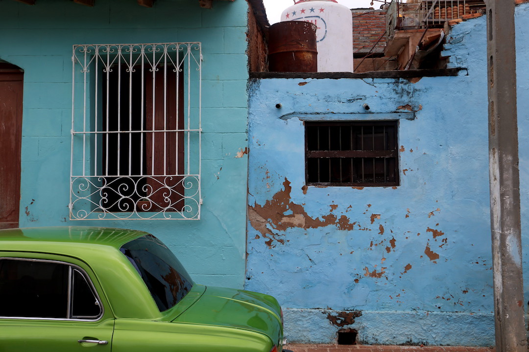 Vintage car in streets of Trinidad, Cuba